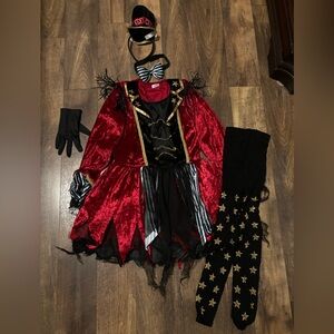 Spirit Halloween kids size large dark ringmaster costume